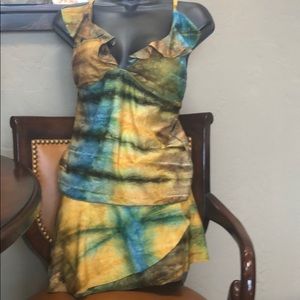 Brand New Tankini Top with matching skirt